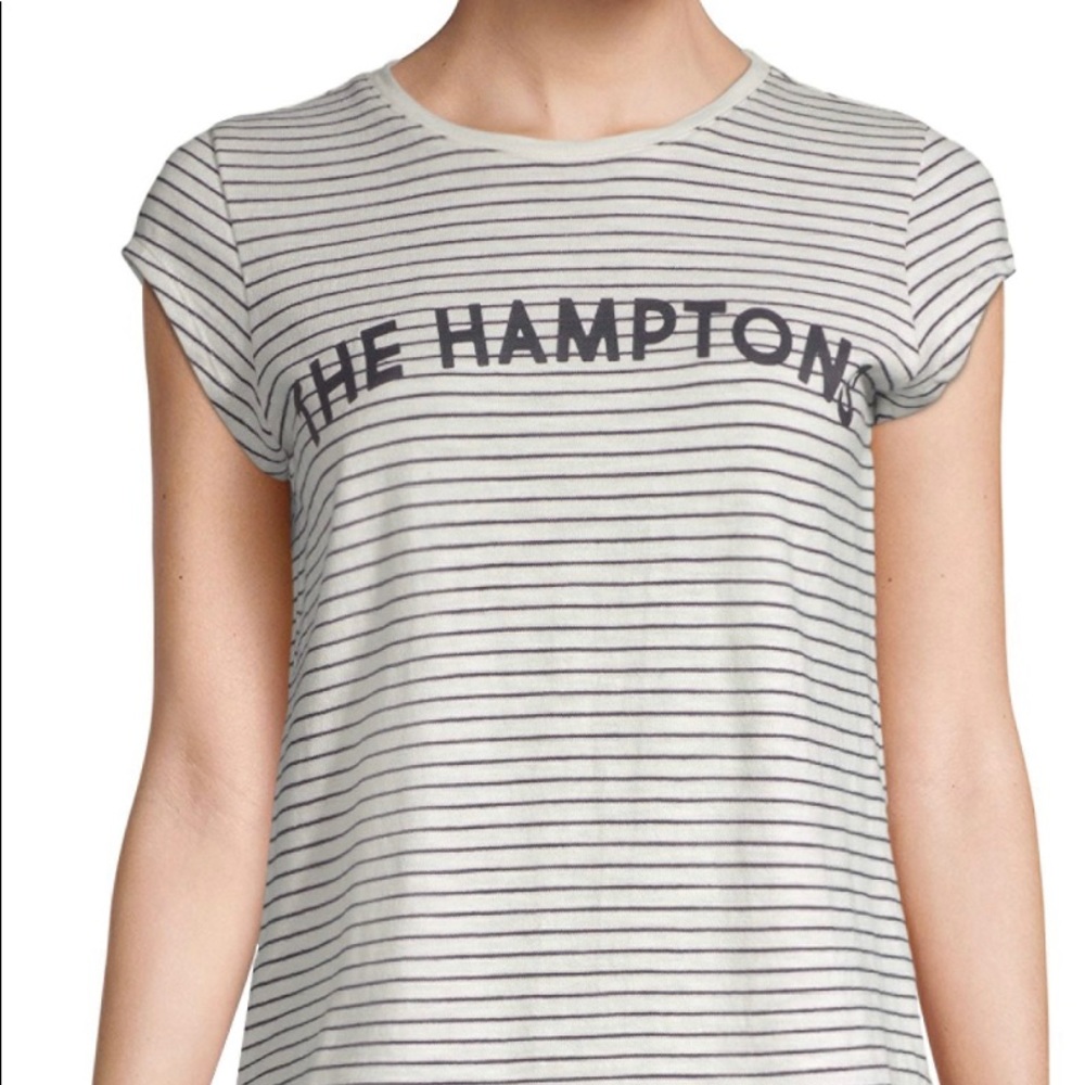 Joie Dillon C "The Hamptons" Striped Crewneck Tee